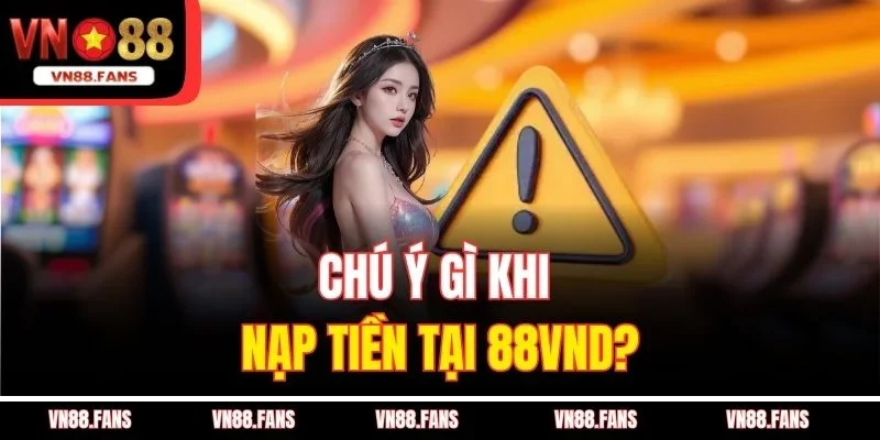 Cách Nạp Tiền Nhà Cái 88vnd Thần Tốc, 3 Phút Là Xong 4 Chú ý gì khi nạp tiền tại 88vnd?